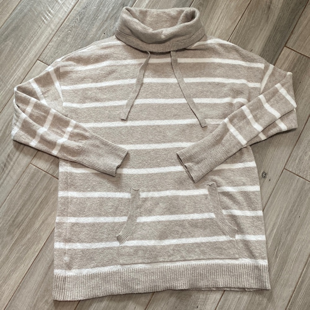 LOFT Tunic Striped Sweater